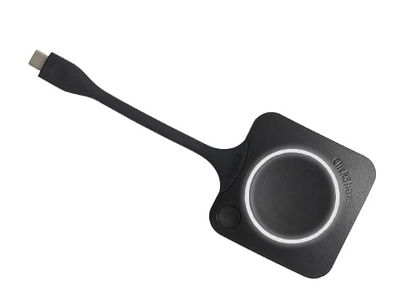 click share device with static white color