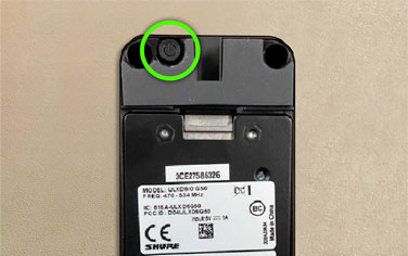 table mic power button